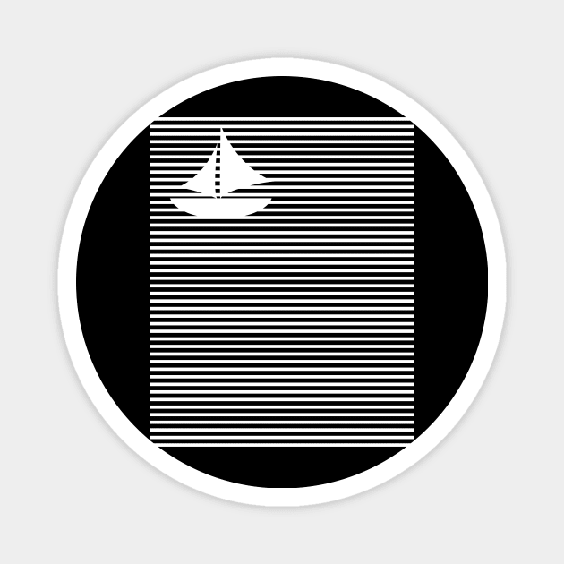 Sailboat Magnet by ganola